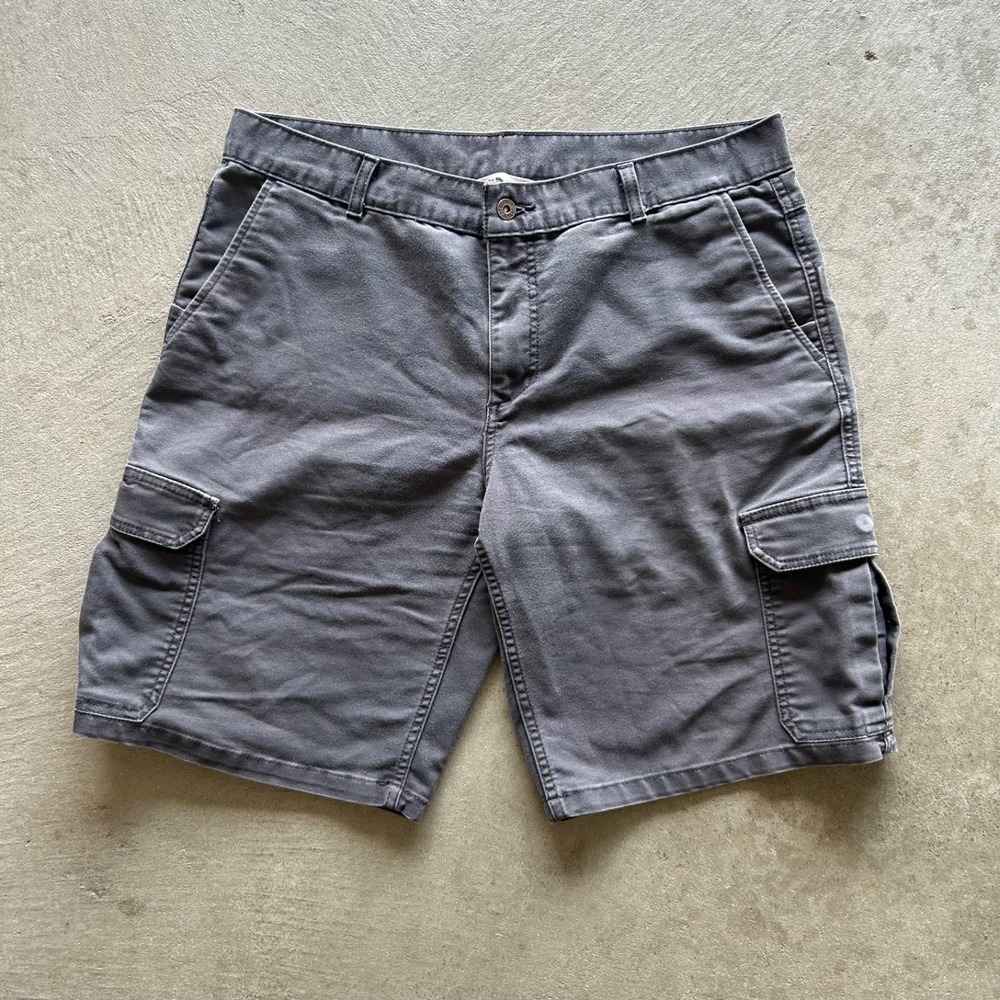 Vintage The North Face Cargo Shorts Mens Size 38 Gray Outdoor Hiking